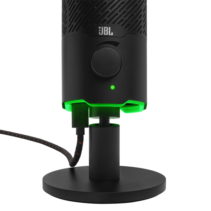 JBL Quantum Stream - Black - Dual pattern premium USB microphone for streaming, recording and gaming - Detailshot 4 image number null